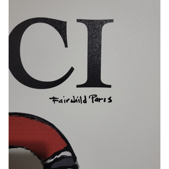 Gucci Wall Art Fairchild Paris Canvas Wall Art 24 " x 36 " Snake Home Decor NEW - Picture 2 of 4